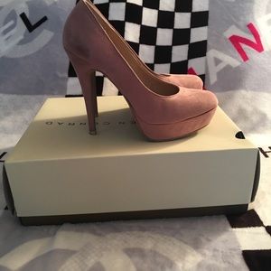 Pink Platform High Heel Stiletto Pumps